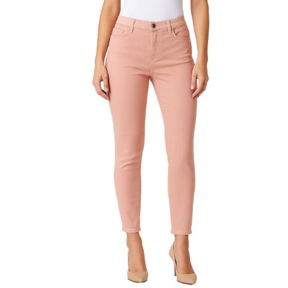 White House Black Market The Skinny Crop Coral Jeans – EUC Size 4 - Picture 1 of 6